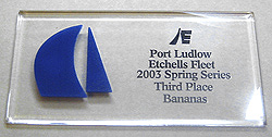 Clear Acrylic Sailing Plaque
